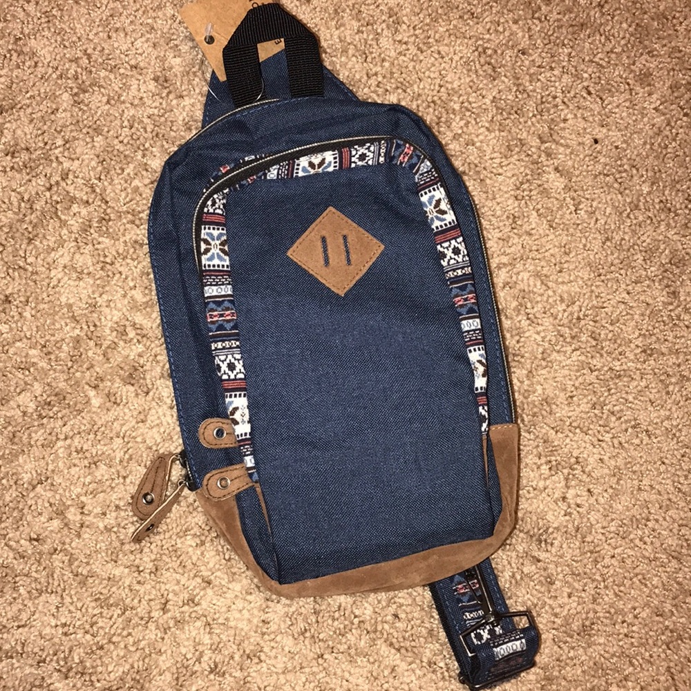 Crossbody mini backpack